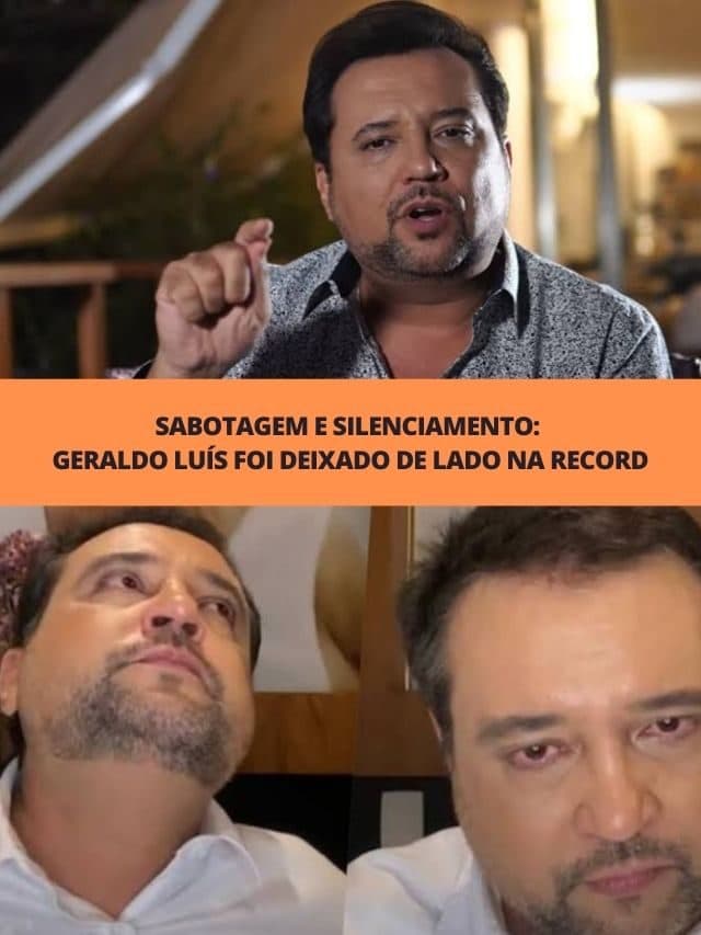 Sabotagem e silenciamento: Geraldo Luís foi deixado de lado na Record