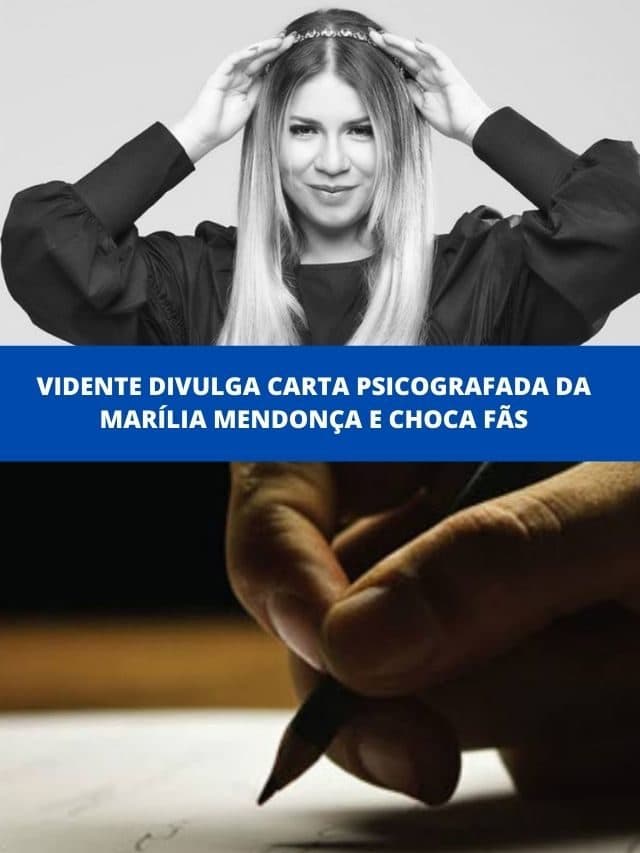 Vidente divulga carta psicografada da Marília Mendonça e choca fãs