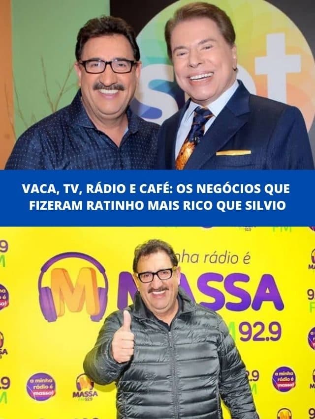 Vaca, TV e café: Os negócios que fizeram Ratinho mais rico que Silvio