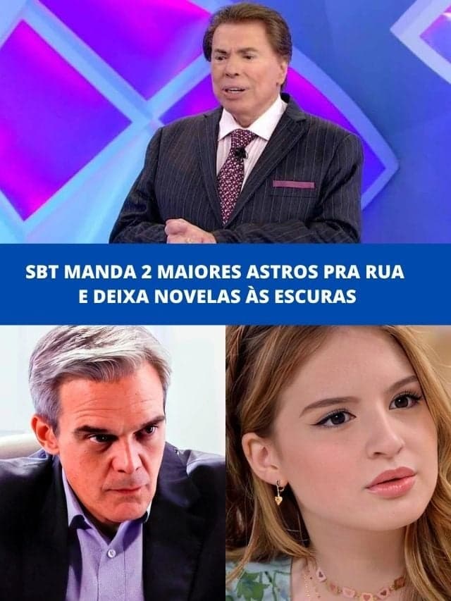 SBT manda 2 maiores astros pra rua e deixa novelas às escuras