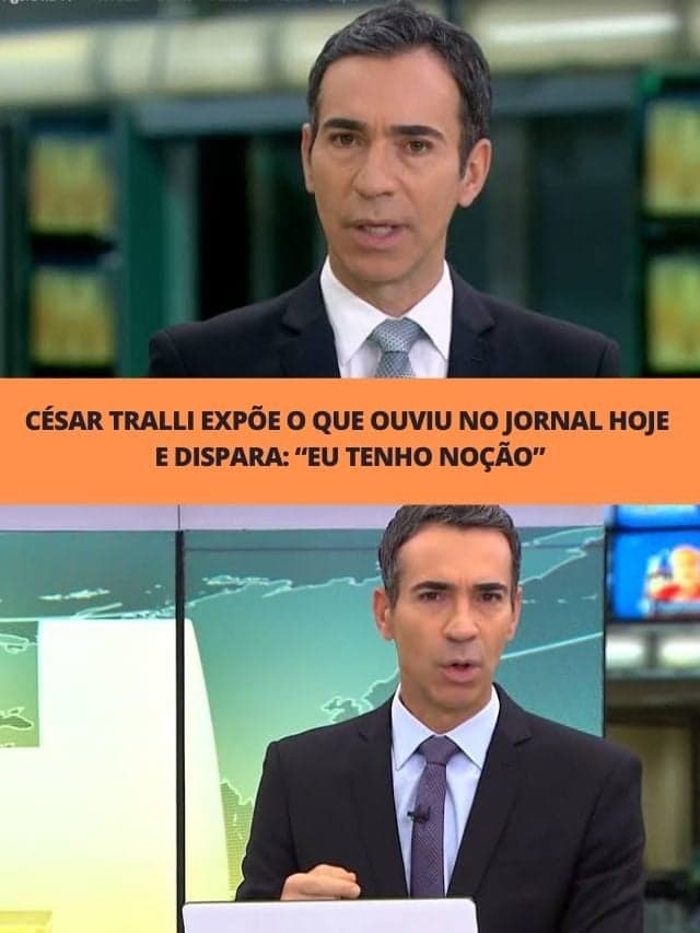 César Tralli expõe o que ouviu no Jornal Hoje e dispara