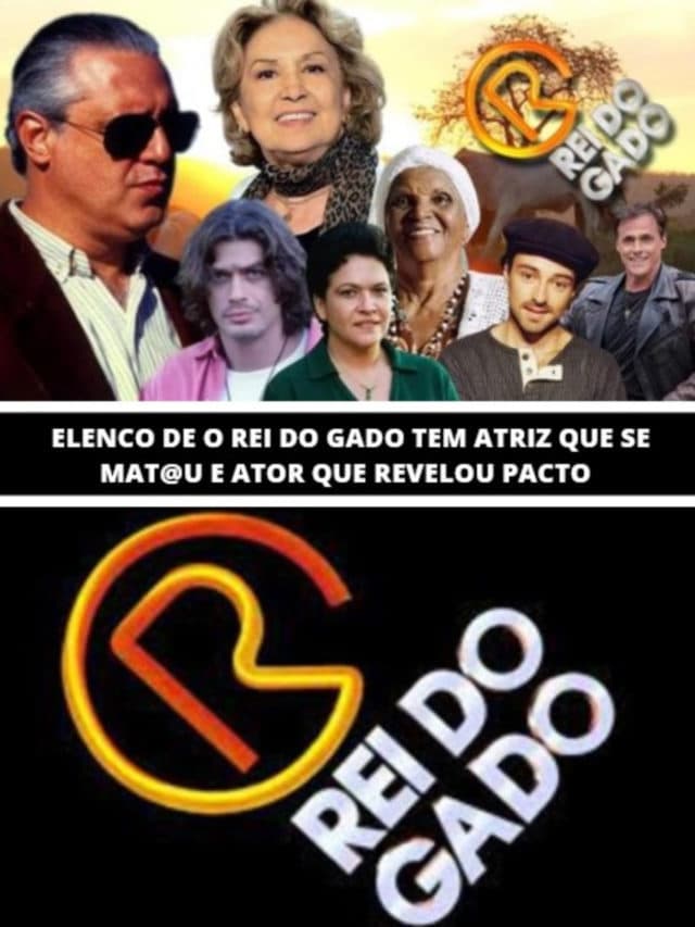 Elenco de O Rei do Gado tem atriz que se mat@u