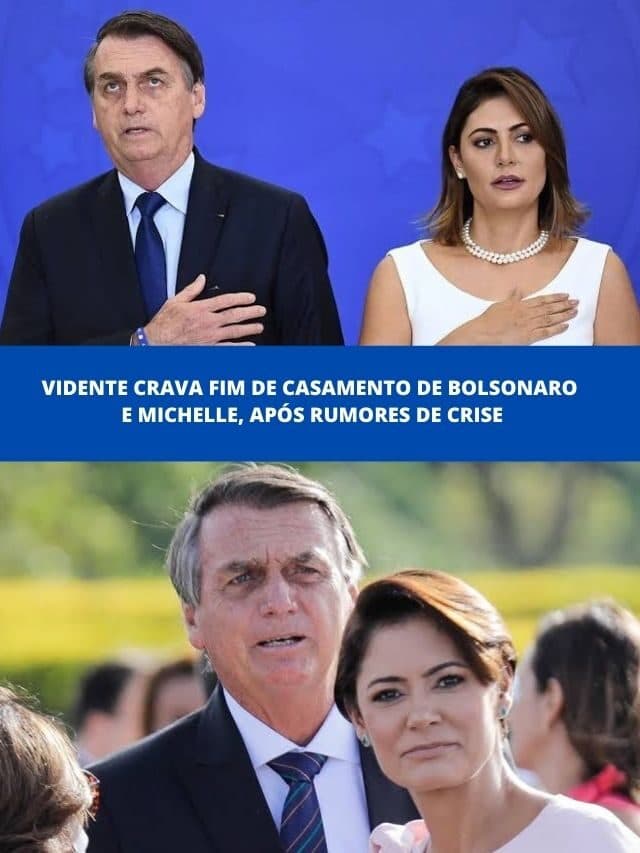 Vidente crava fim de casamento de Bolsonaro e Michelle