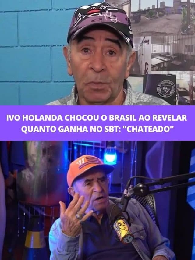 Ivo Holanda chocou o Brasil ao revelar quanto ganha no SBT: “Chateado”