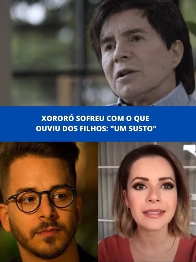 Xororó sofreu com o que ouviu dos filhos: “Um susto”