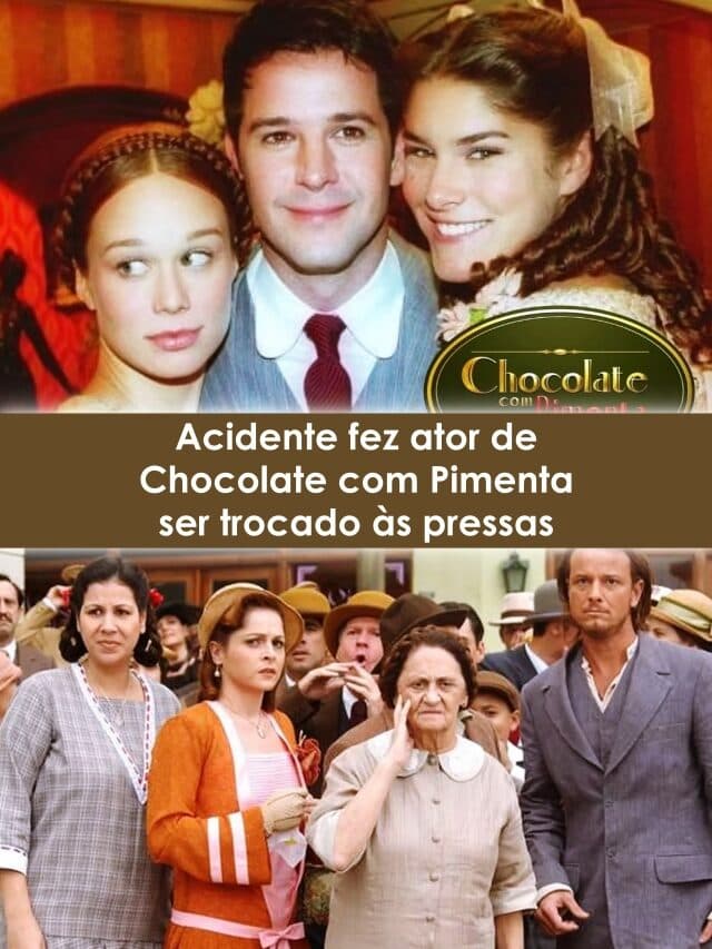 Acidente fez ator de Chocolate com Pimenta ser trocado