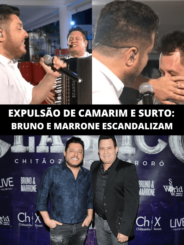 Expulsão de camarim, surto e abandono: Bruno e Marrone escandalizam