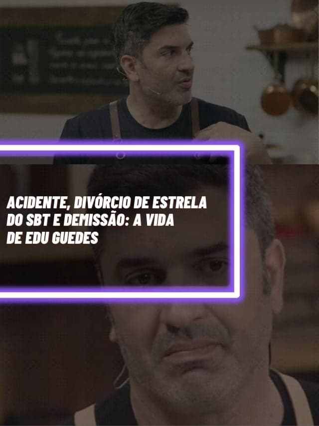 Acidente, divórcio de estrela do SBT e demissão: A vida de Edu Guedes