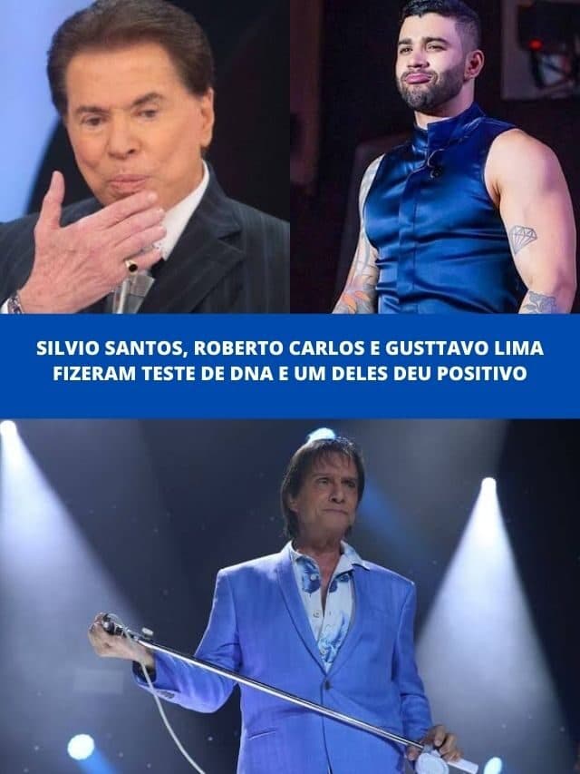 Silvio, Roberto e Gusttavo fizeram teste de DNA e um deu positivo
