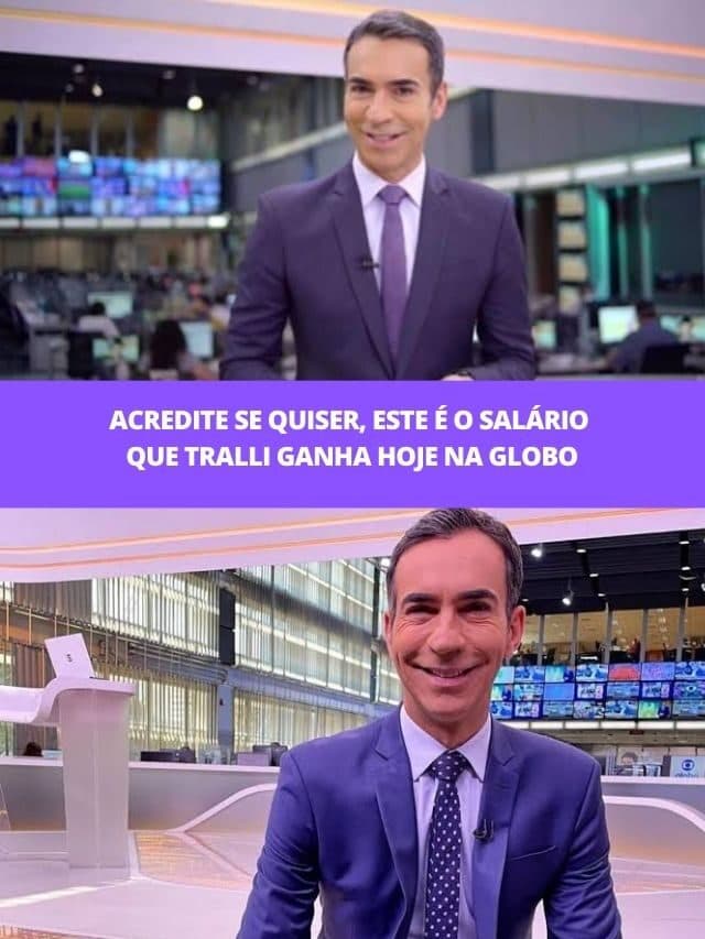 Acredite se quiser, este é o salário que Tralli ganha hoje na Globo
