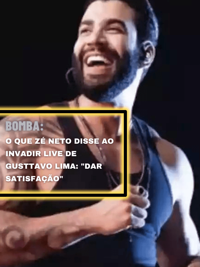 O que Zé Neto disse ao invadir live de Gusttavo Lima: “Dar satisfação”
