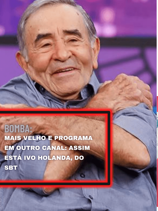 Mais velho e programa em outro canal: assim está Ivo Holanda, do SBT