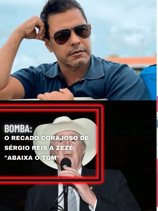 O recado corajoso de Sérgio Reis a Zezé: “Abaixa o tom”