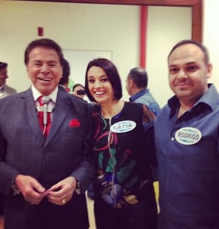 "Temos uma foto com o grande Silvio Santos!"
