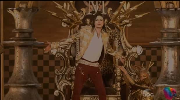 Michael Jackson em forma de holograma