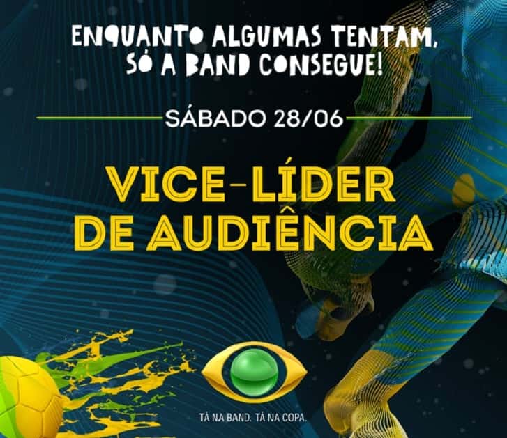 Emissora comemorou a vice-liderança