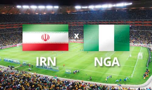 Jogo entre Irã e Nigéria foi transmitido pela Globo