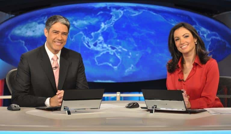 Willian Bonner teria expulsado Patrícia Poeta do Jornal Nacional (Foto: montagem)