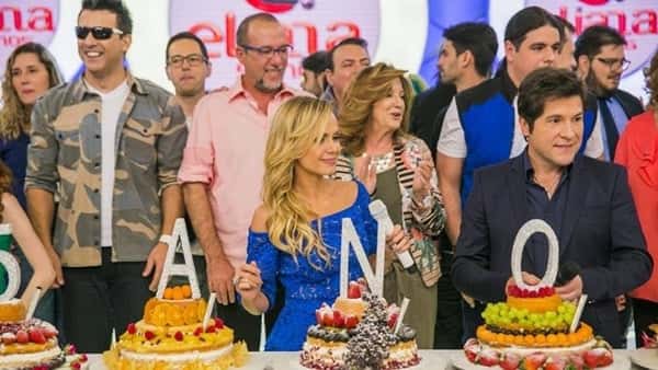 A equipe do programa comemorou o aniversário