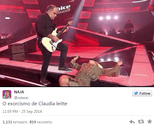 Claudia Leitte vira piada nas redes sociais