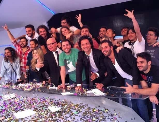 Gravação do último "CQC" do ano (Foto: Instagram)