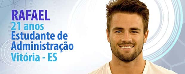 Rafael está eliminado do "BBB15" (Foto divulgação)