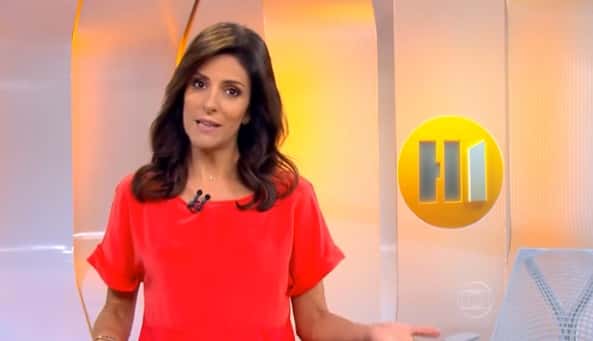 Monalisa Perrone apresenta o "Hora 1" (Foto: Reprodução / TV Globo)