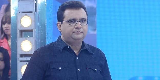 Geraldo Luís apresentava o "Domingo Show" (Foto: Divulgação / Record)