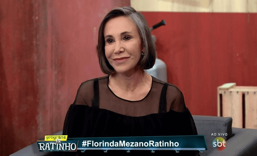 Florinda Meza em recente aparição no Programa do Ratinho (Foto divulgação: SBT)