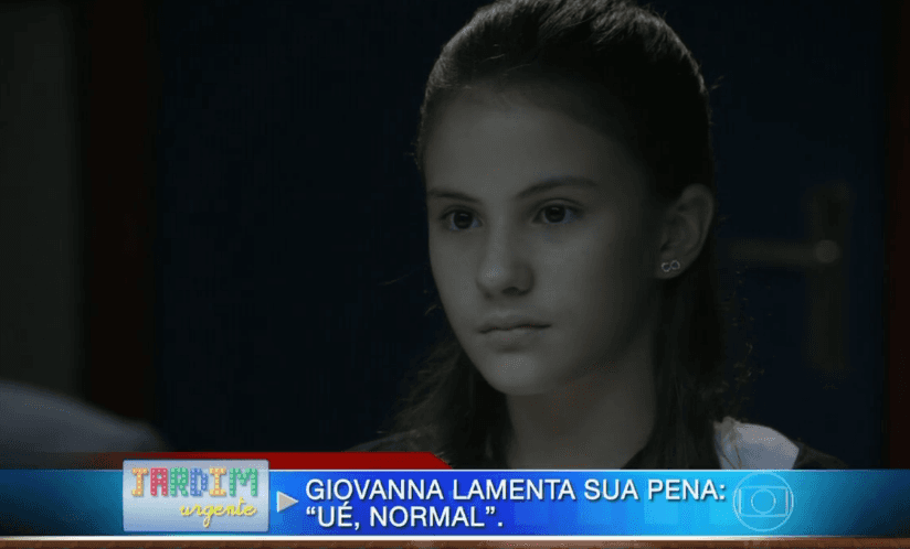 "Criminosa mirim" representava Suzane (Foto: Reprodução)