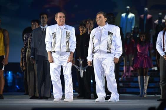 Renato Aragão e Dedé (Foto: Globo/Alex Carvalho)