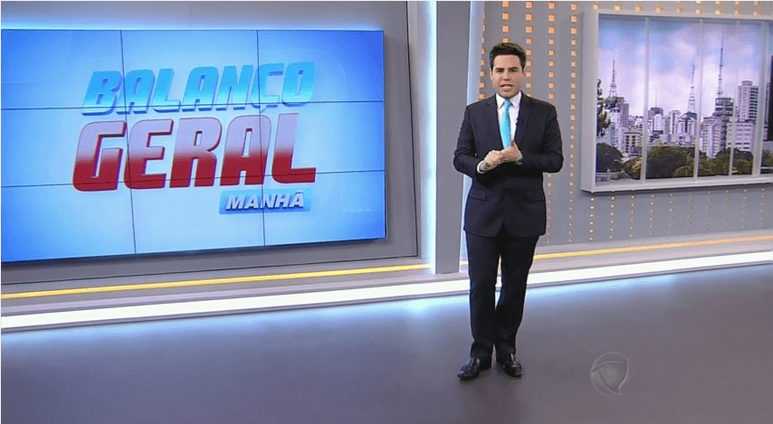 Luiz Bacci no "Balanço Geral Manha" (Foto: Reprodução / TV Record)