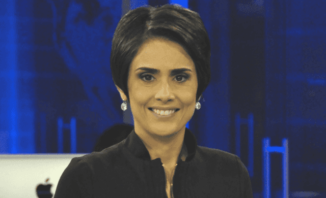 Rita Lisauskas no "RedeTV News" (Foto: Divulgação)