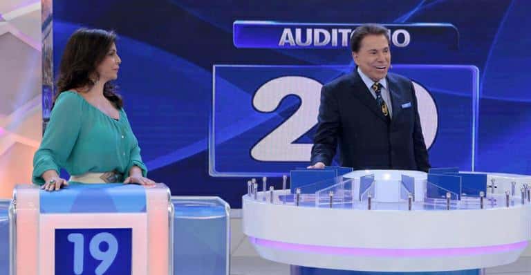 O apresentador recebeu Sula Miranda no programa (Foto: Divulgação)
