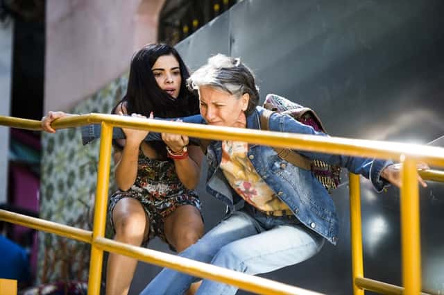 Tóia (Vanessa Giácomo ) e Djanira (Cássia Kis) (Foto: Globo/João Miguel Júnior)