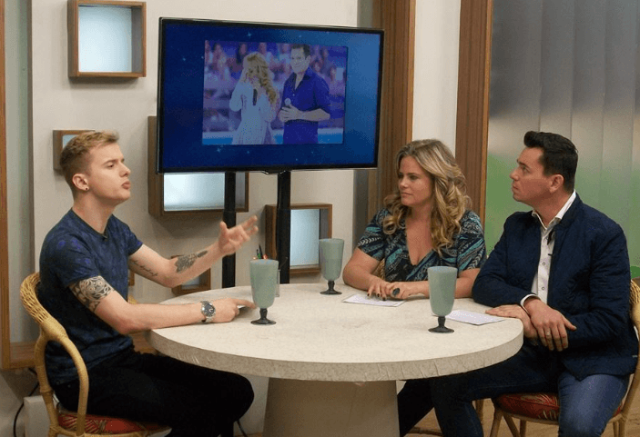 Aaron Racanicchi no "Tudo Posso" da Rede Família (Foto reprodução)