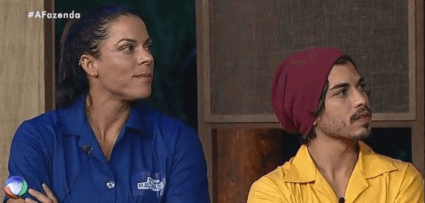 Douglas e Rebeca disputaram a primeira "Prova da Chave" (Foto reprodução)