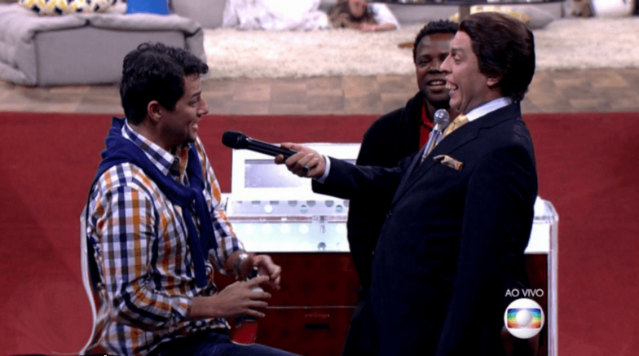 Humorista Ceará participou do programa. (Foto:Reprodução/TV Globo)