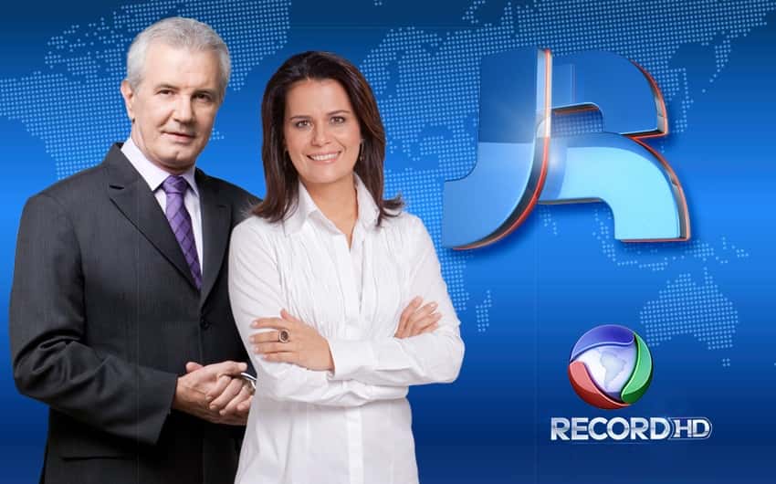 Apresentadores do "Jornal da Record" (Foto: Divulgação)
