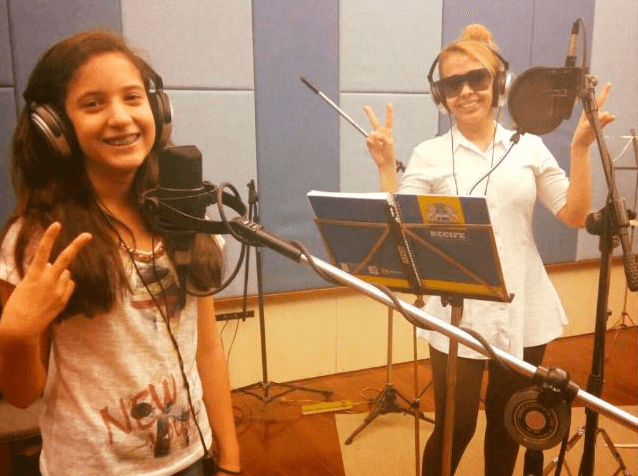 joelma e a filha