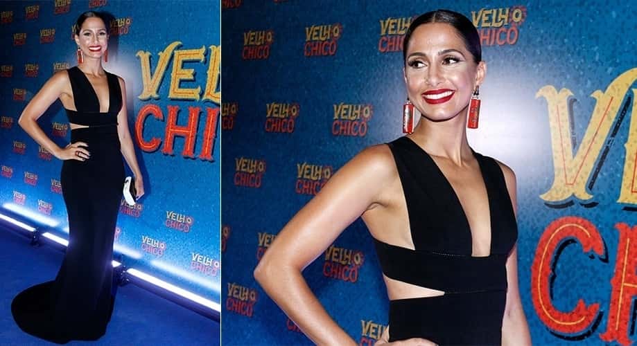 Camila Pitanga na coletiva de "Velho Chico" (Foto: Divulgação)