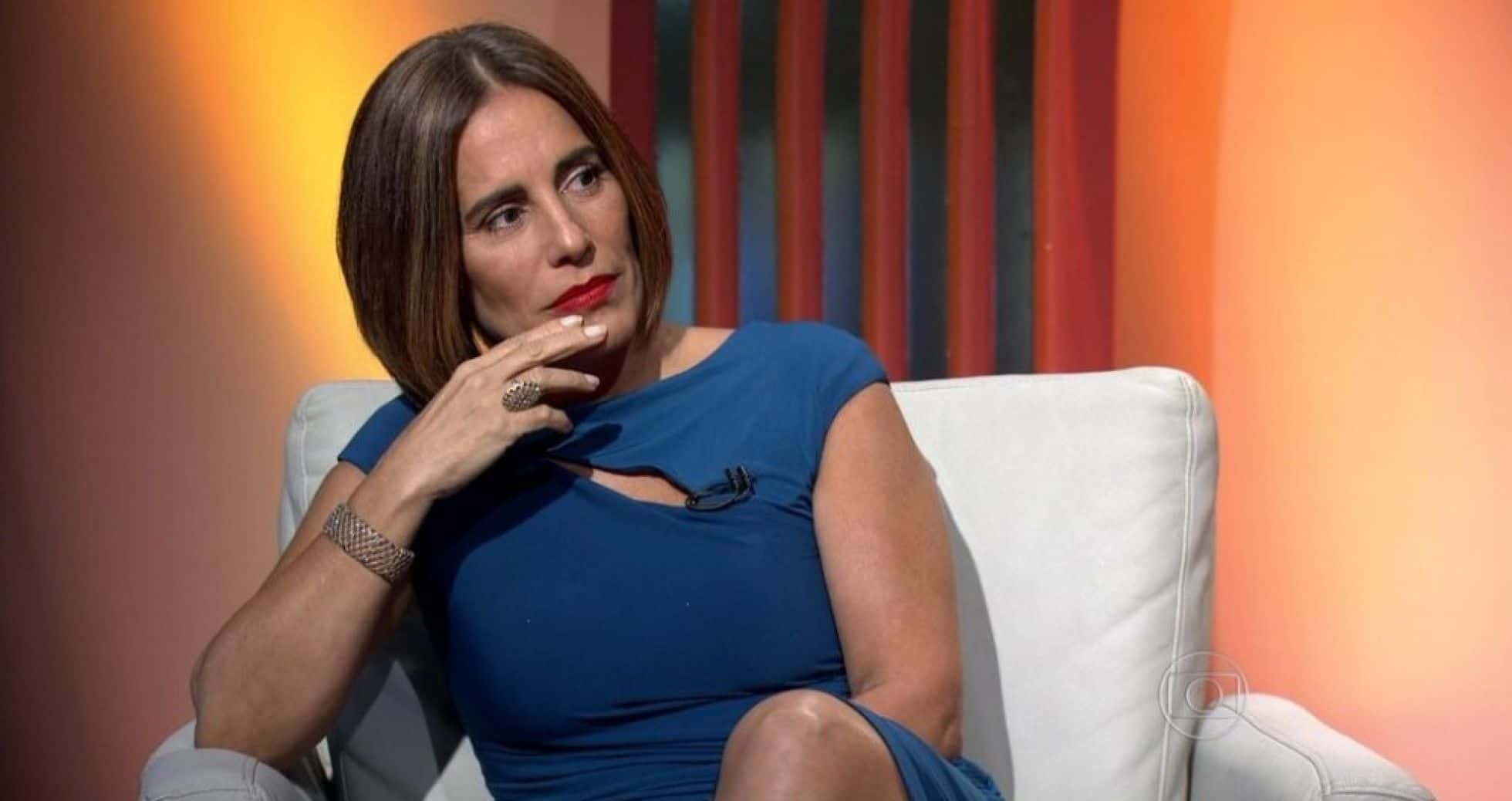 Glória Pires durante o Oscar (Foto: Reprodução)