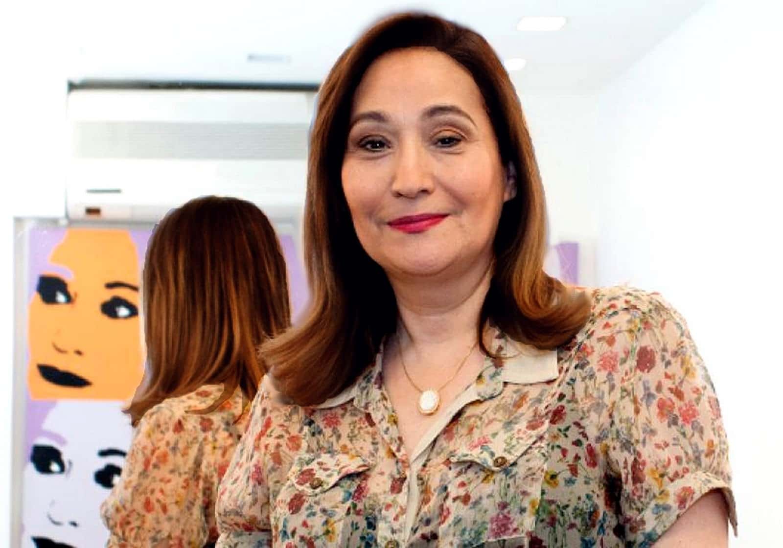 Jornalista e apresentadora Sônia Abrão.