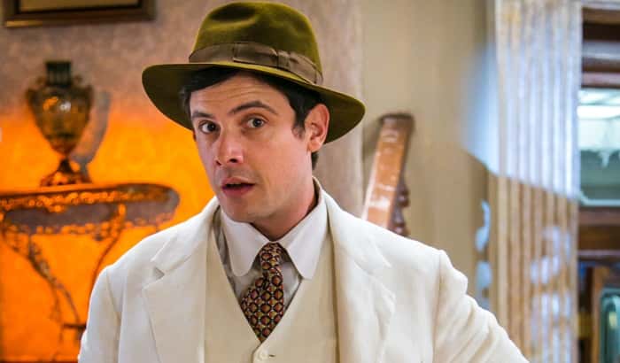 Sergio Guizé (Candinho) em cena de "Êta Mundo Bom" (Foto: Globo/Paulo Belote)
