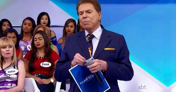 Silvio Santos durante o programa exibido ontem (24) (Foto: Reprodução/SBT)