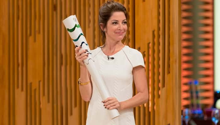 Ana Paula Padrão no "MasterChef" (Foto: Carlos Reinis/Band)