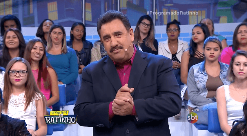 Ratinho em seu programa no SBT, ontem (29) (Foto: Reprodução/SBT)