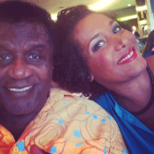 Aretha Pearl e Tony Tornado (Foto: Facebook / Reprodução)