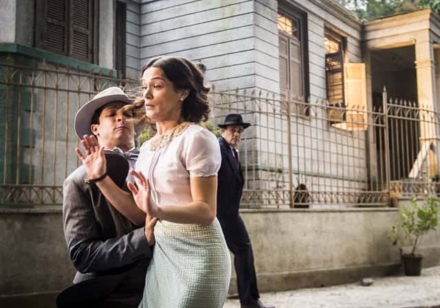 Celso (Rainer Cadete) e Maria (Bianca Bin) (Foto: Globo/João Miguel Júnior)