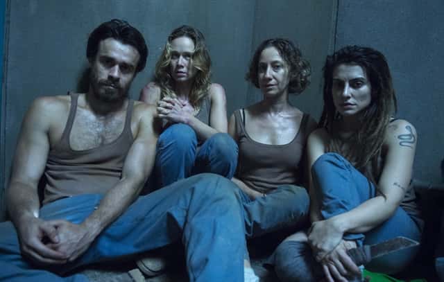 Sérgio (Erom Cordeiro), Bruna (Mariana Ximenes), Diana (Fabiana Gugli) e Sabrina (Cléo Pires) (Foto: Globo/Estevam Avellar)